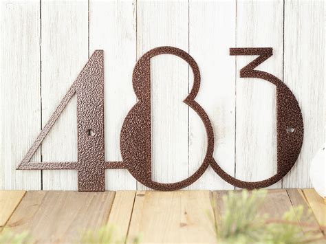 old metal house numbers|personalized metal house numbers.